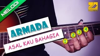 MELODI ARMADA - Asal Kau Bahagia | Tutorial Lengkap (awal-akhir) chords