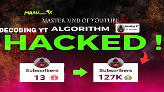 Celebrity how yo grow youtube channel @decoding yt @algrow Wealth