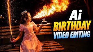 AI Birthday Video Editing 🎂🔥 | Viral Fire Birthday Effect | Step-by-Step Tutorial screenshot 5