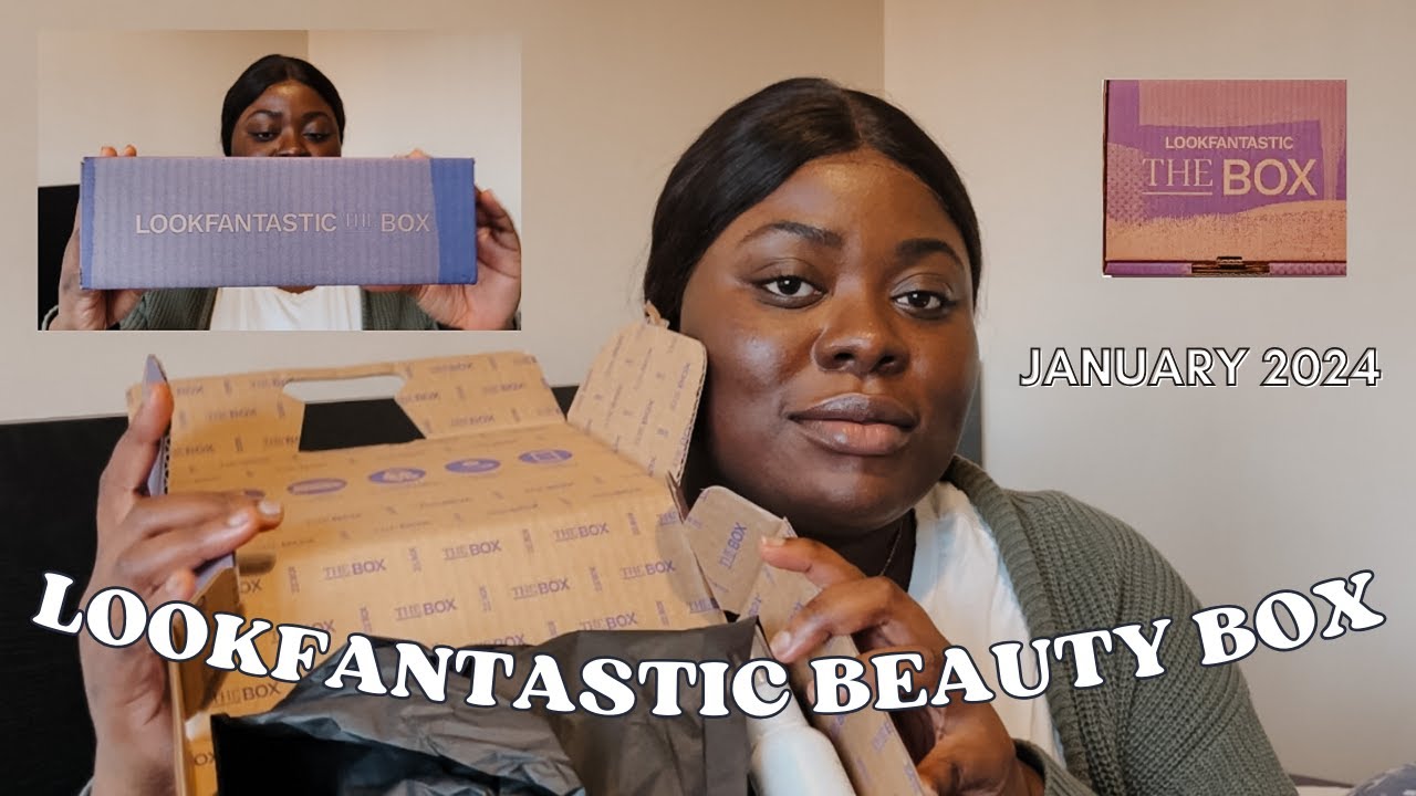 Unboxing the LookFantastic Beauty Box January 2024 beauty box unboxing