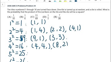2008 AMC 8 Problem 21, 22, 23, 24, 25