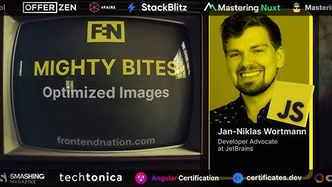 Frontend Nation Mighty Bites with Jan-Niklas Wortmann: Simplifying Image Optimization in Angular