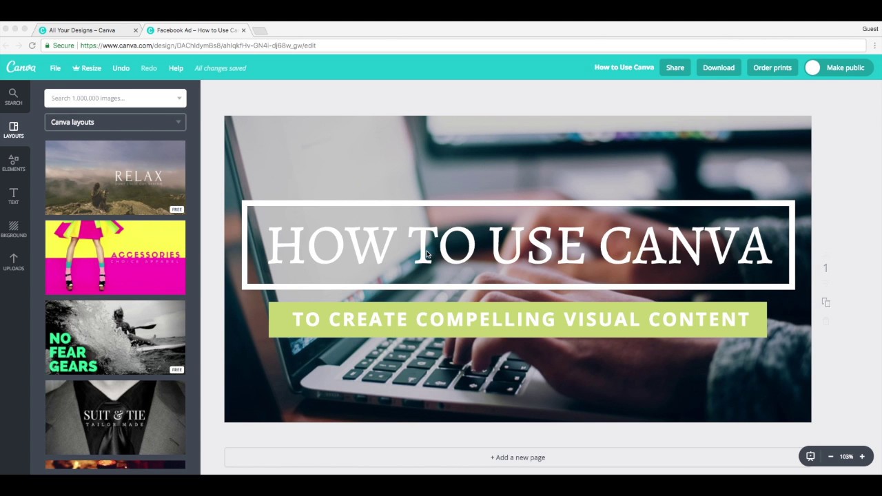 How to Use Canva For Beginners: A Video Tutorial Guide - YouTube