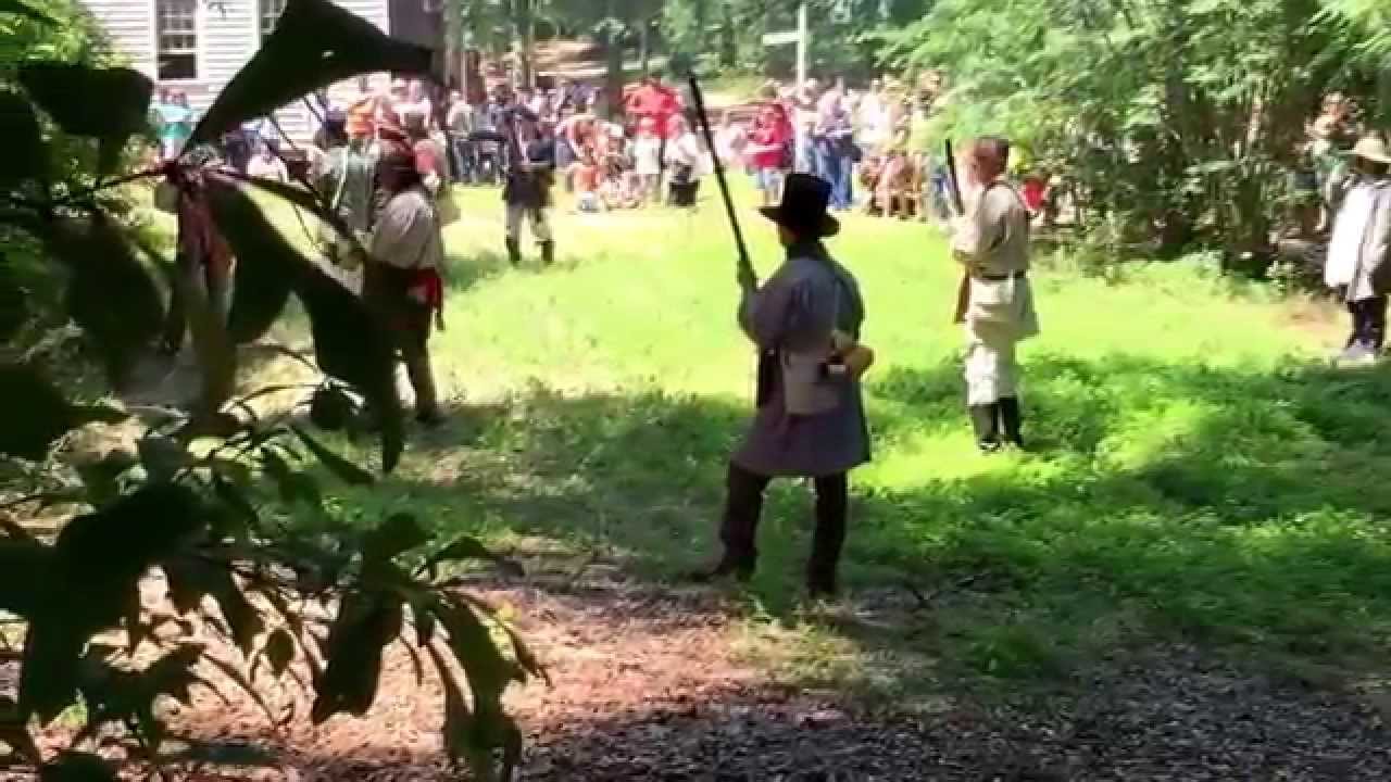 Battle of Shepard's plantation reenactment at Historic Westville the
