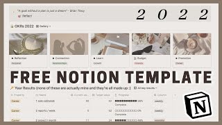 New Free Notion Template // Light Academia Notion Setup