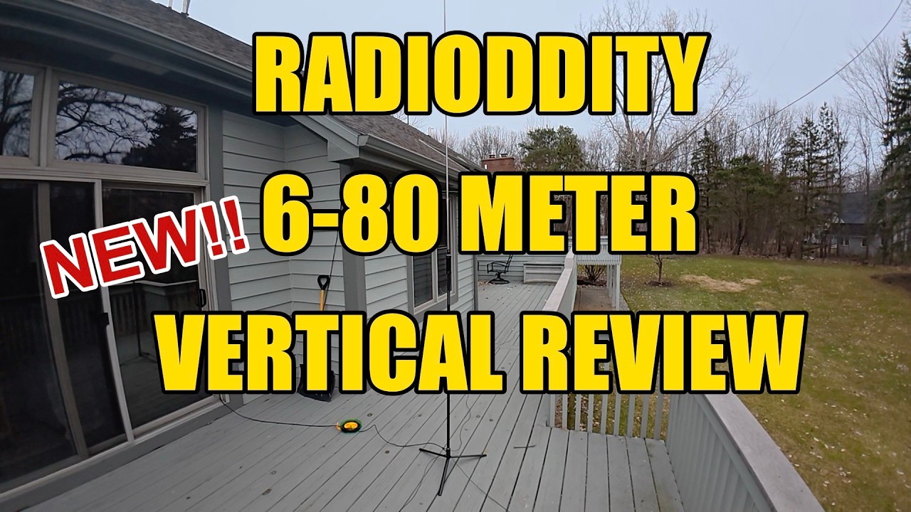 НОВИНКА: портативный вертикальный КВ-радиоприемник Radioddity 6-80 метров, модель HF-010