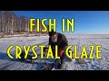 Fish in crystal glaze, How to keep fish fresh in the wild taiga, Russia, the Far East