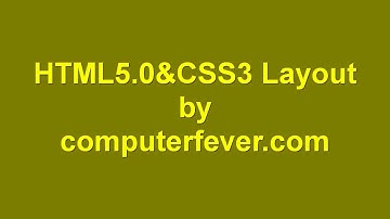 HTML5 & CSS3 Layout Part 6 Urdu/Hindi