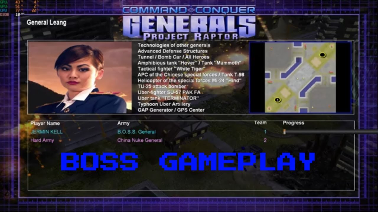 Generals Project Raptor: War Commanders | Command and Conquer: Generals ...