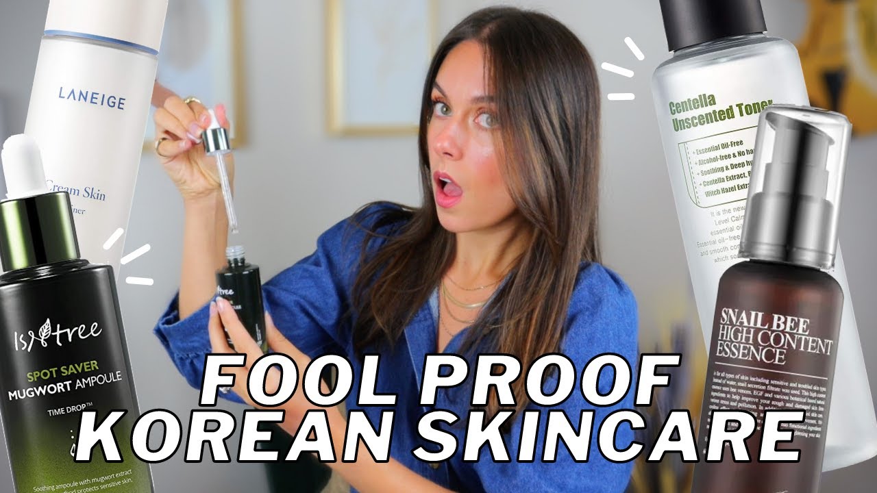 THE BEST EASY KOREAN SKINCARE FOR SENSITIVE SKIN! // Tretinoin Safe