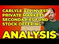 Carlyle AlpInvest: My Take on the Private Markets Fund Filing