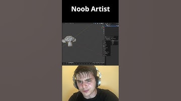 Noob vs Pro artist: Subdivision Modifier #blendertutorial #blender #blendercommunity  #blender3d