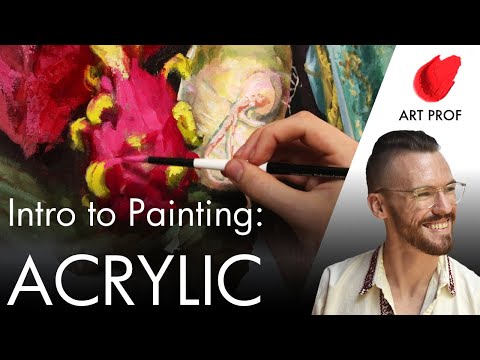 Acrylic Painting For Beginners: Techniques U0026 Supplies