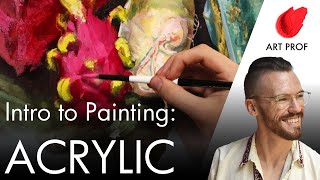 Acrylic Painting for Beginners: Techniques & Supplies