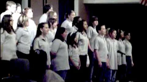Rancho Cucamonga CMS Choir Singing "For Good".  So...
