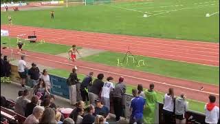 Lionel Brügger Im Weitsprung Am Pfingstmeeting Zofingen 2024