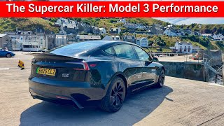 Family fun that's faster than a McLaren? That's the Model 3 Performance