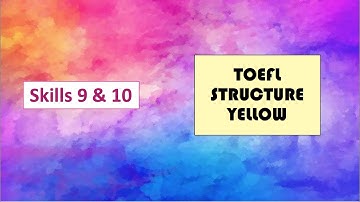 UMAR TOEFL Structure Skills 9 & 10 - Adjective Clause Connectors