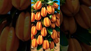 Easy and fast method to propagate and grow starfruit trees! #garden #satisfying #farming #shorts
