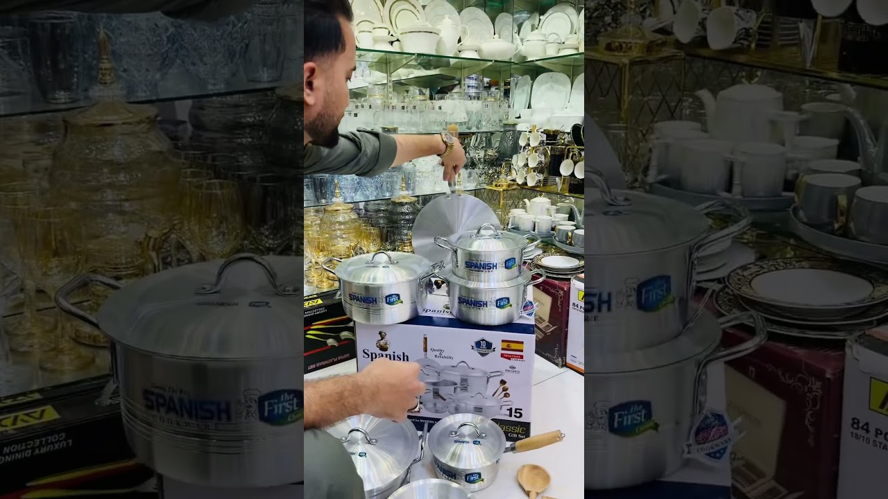 Spanish Best Heavy Aluminum cookware 15pcs Set 