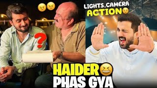 Director sab angry on Haider😱 Mega Project py Haider ka phla shoot🥰