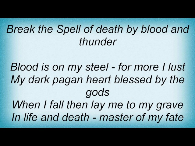 Sacred Steel - Blood And Thunder