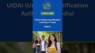 UIDAI Internship 2026 | Aadhaar UIDAI Intern Recruitment 2026 |UIDAI Internship Vacancy #jobsmstoday