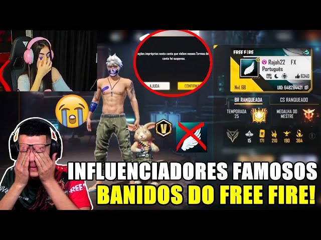 Garena remove Verificado e Banner Angelical de diversos influenciadores;  veja os motivos