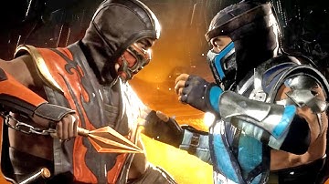 Scorpion vs Sub-Zero (Hardest AI CPU) - Mortal Kombat 11