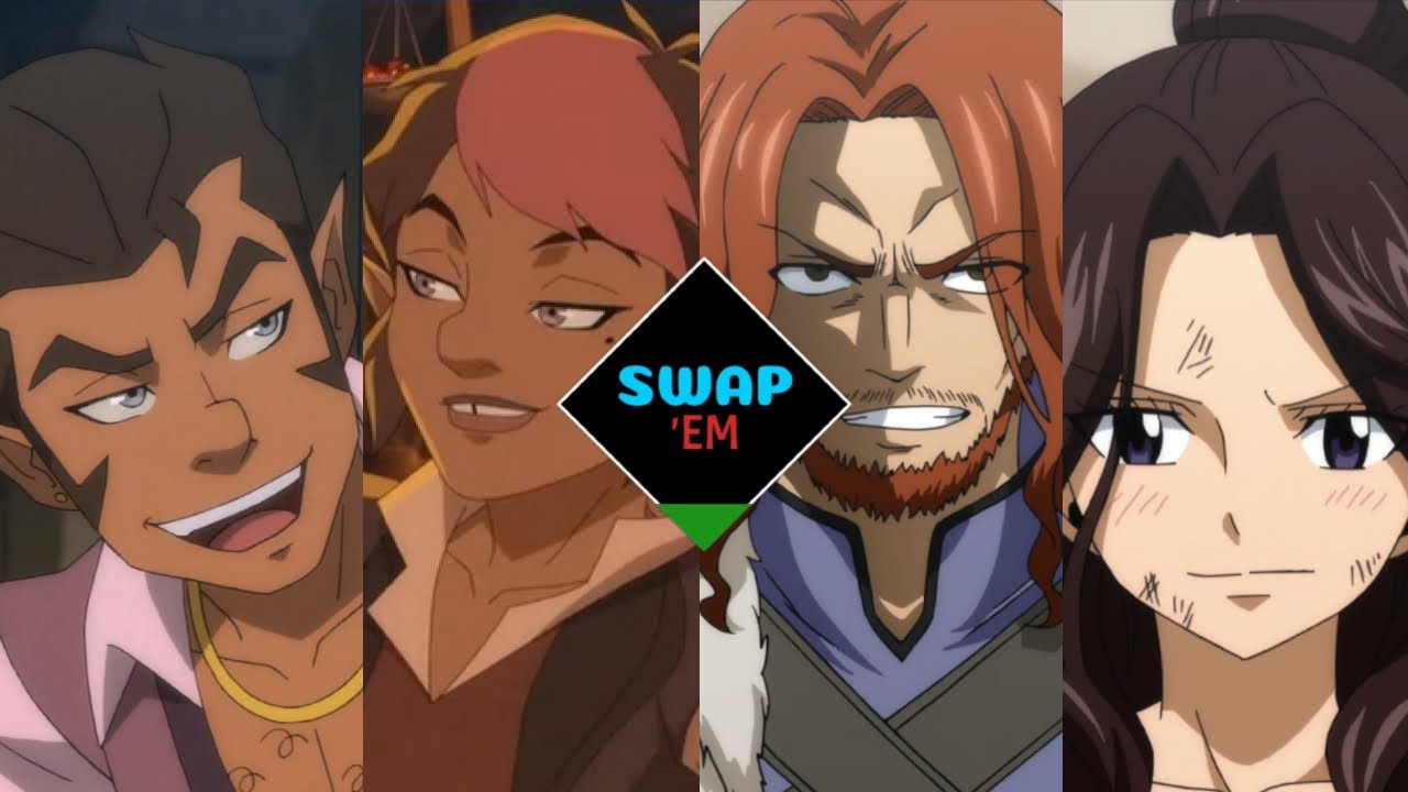 SCANLAN/KAYLE & GILDHARTS/CANA VOICE SWAP | The Legend of Vox Machina/Fairy Tail