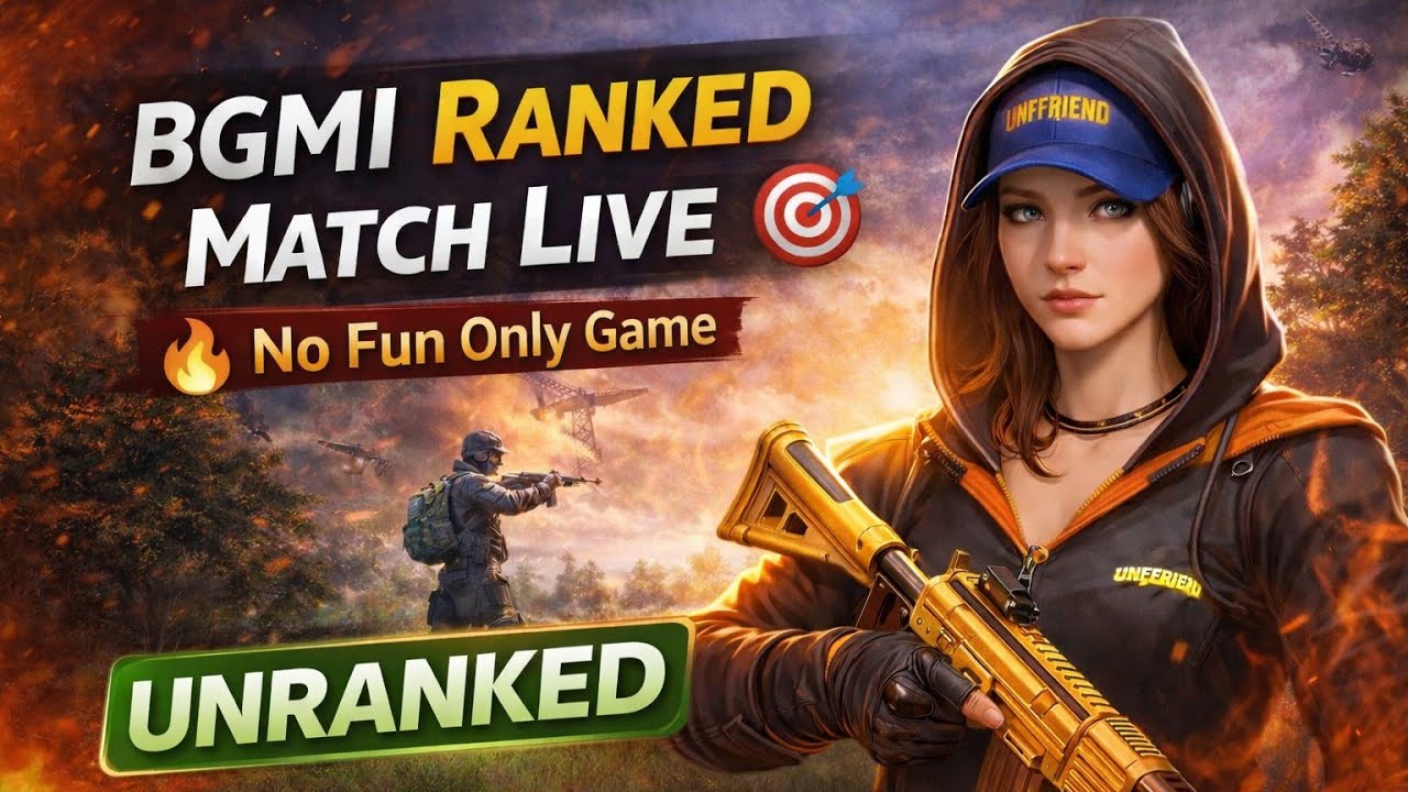 BGMI Ranked Match Live 🔥 | No Fun Only Game 🎯 - YouTube