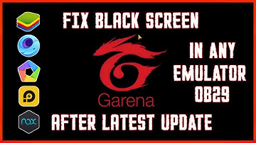 HOW TO FIX FREE FIRE BLACK SCREEN PROBLEM IN ANY EMULATOR - ✅ FIX BLACK SCREEN PROBLEM AFTER UPDATE💯