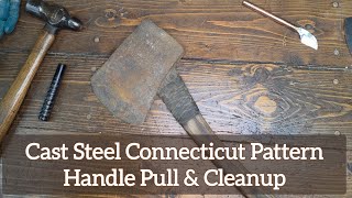 Cast Steel Connecticut Pattern Handle Pull & Cleanup
