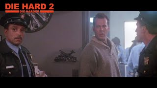 John Mcclane And Ill-Tempered Airport Police Chief - Die Hard 2 1990 Hd