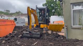 Big Dig With JCB  Mini Digger