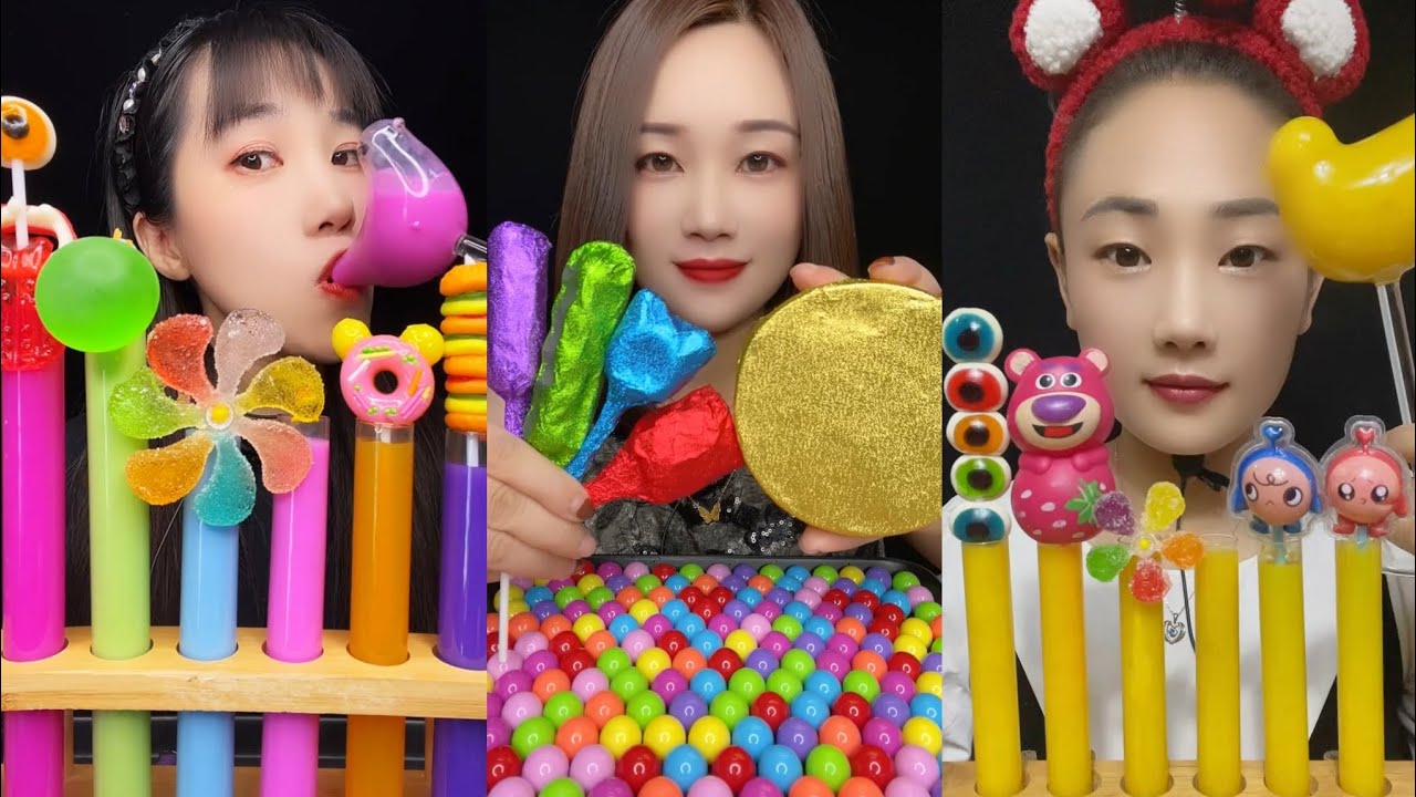 [ASMR] ‎@AsmrWD🍹🍬🍭🎁 🍹신기한물먹방 #ASMRDRINKING #물먹방 #아이스크림