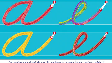 Writing Wizard Cursive Part 1 - Trace Letters & Words - best app demos for kids - Philip