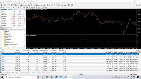 How to run an expert advisor optimization on MT4