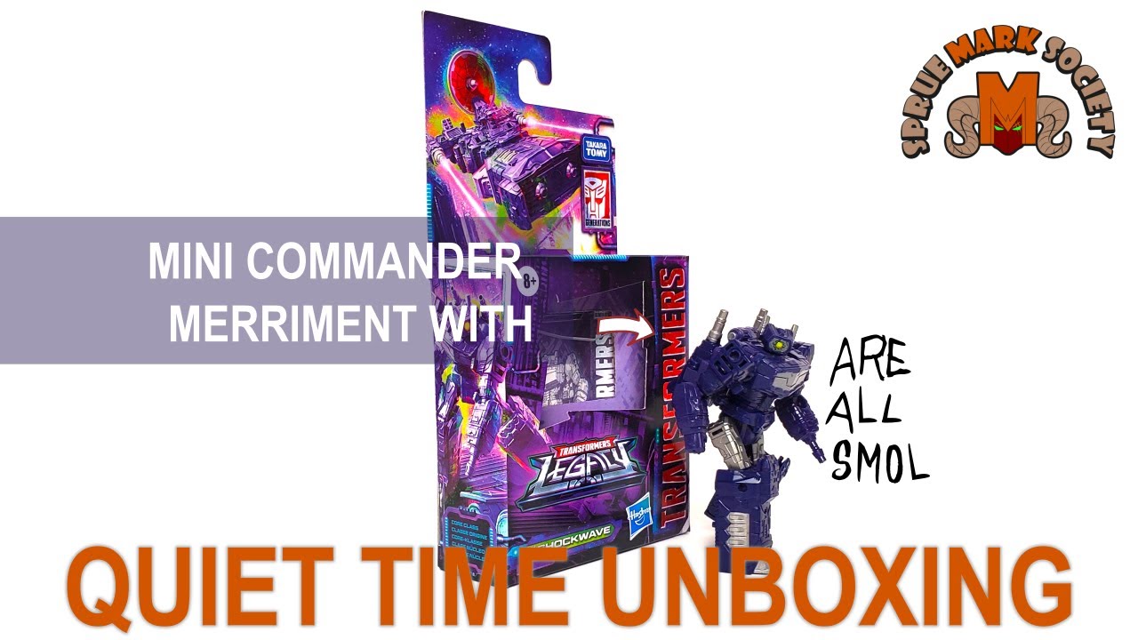 Anal-Retentive ASMR Transformers Legacy Core Class Shockwave Unboxing