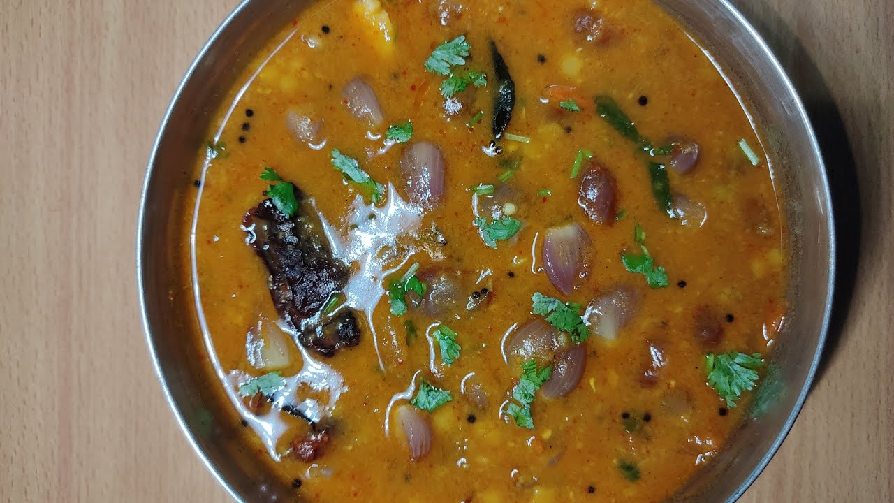 Onion sambar recipe/small onion sambar/Sharadhini's kitchen - YouTube