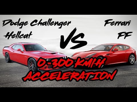 0-300-km/h-acceleration-ferrari-ff-vs-dodge-challenger-hellcat