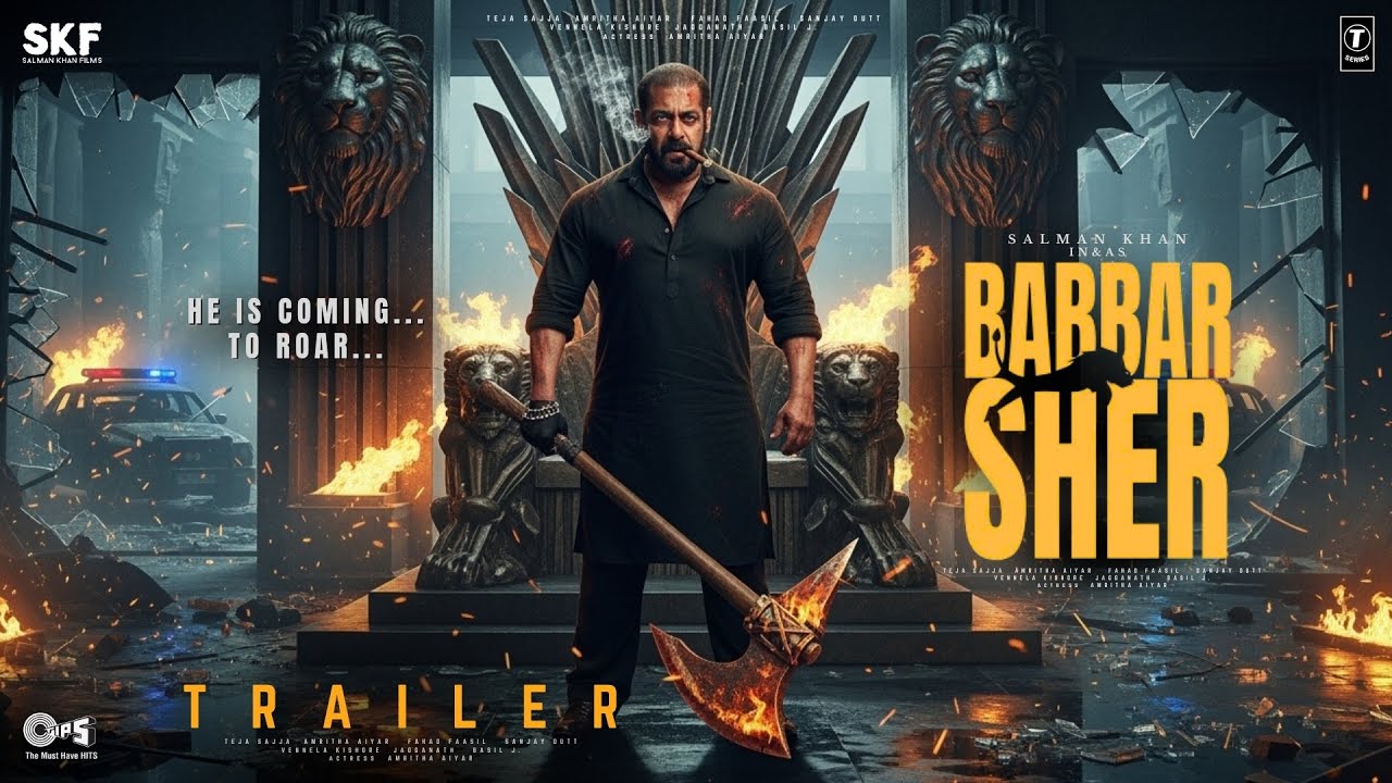 BABBAR SHER - Trailer | Salman Khan | An Atlee Film | Rajinikanth | Kamal Haasan, Allu Arjun | 2025