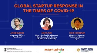 Startup India Webinar: Global startup response in the times of Covid-19