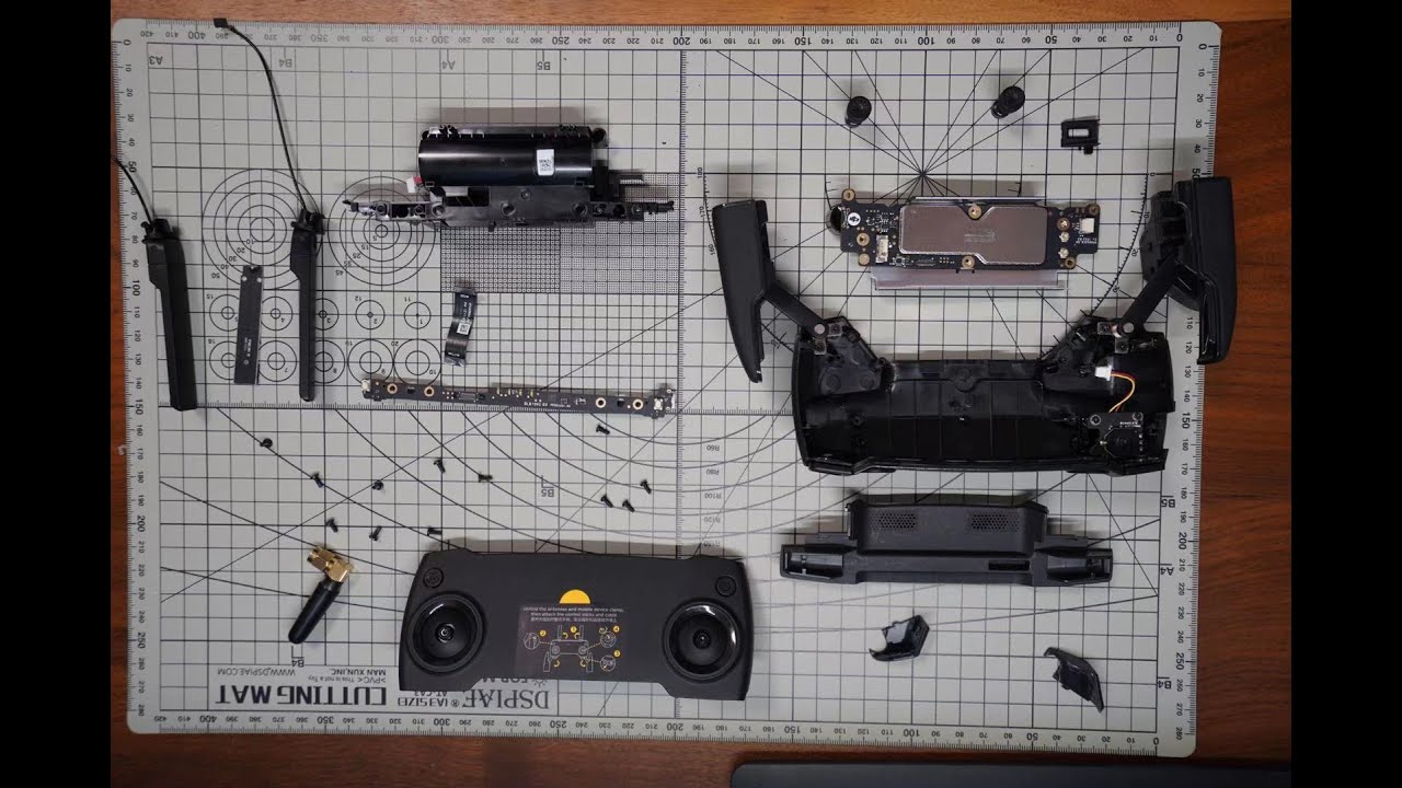 MAVIC MINI TEARDOWN REPLACE ANTENNA (一) | 御mini 拆机 更换天线 4K - YouTube