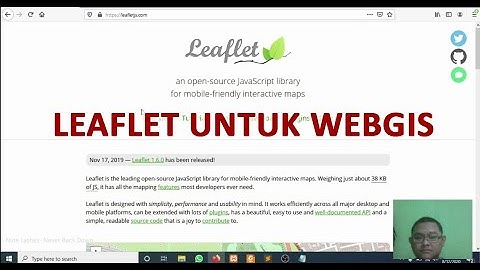GIS 14  Leaflet untuk WebGIS