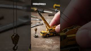 Tiny Telescopic Crane That Actually Lifts 🏗️ #Shorts #NanoTool #shortvideo #satisfying #shortsvideo
