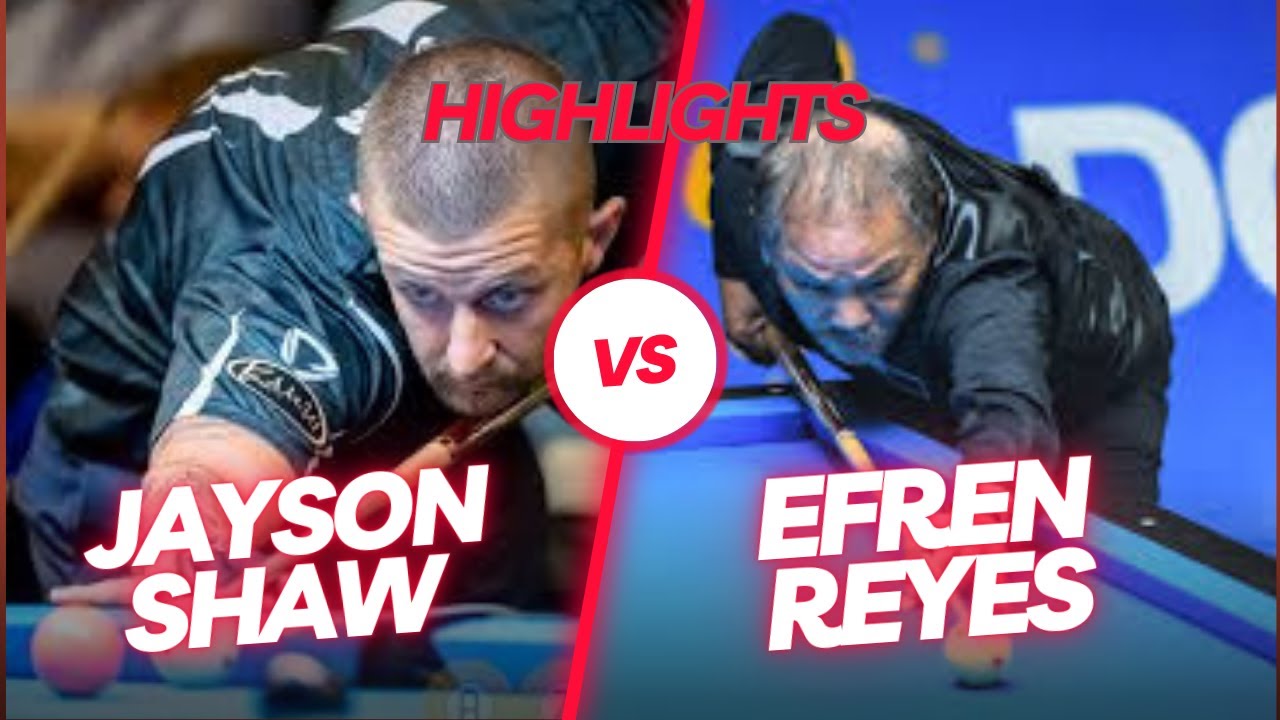 Image of video the 10 BALL JAYSON SHAW vs EFREN REYES 13