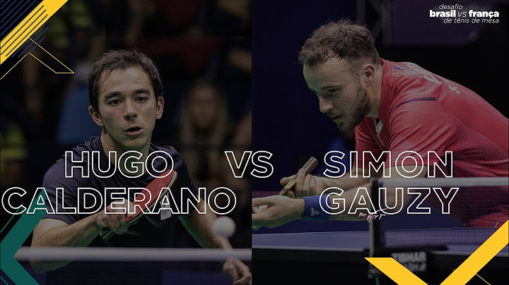 Hugo Calderano vs Simon Gauzy | Desafio Brasil vs França de Tênis de Mesa