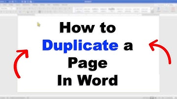 How to Duplicate a Page In Microsoft Word - Full Guide Easy