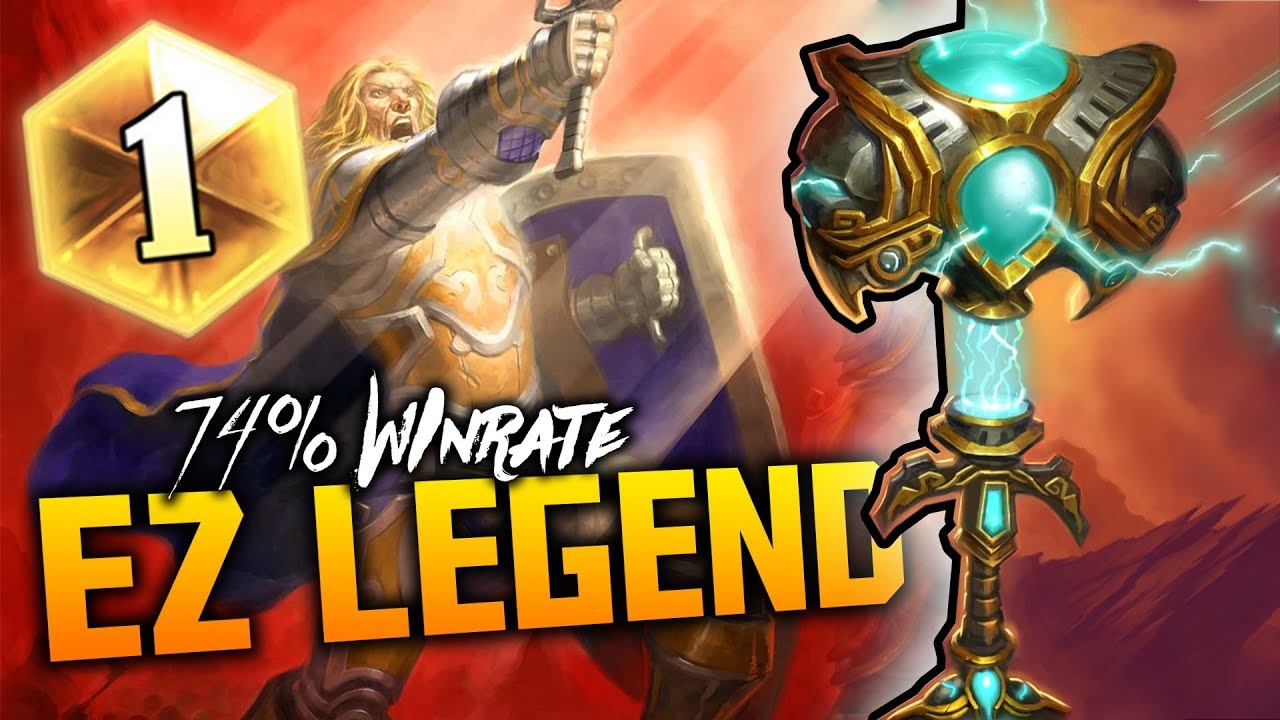 Rank 5 to Legend with Vally Beetle Even Pally | 74% Winrate | Hearthstone | Dekkster